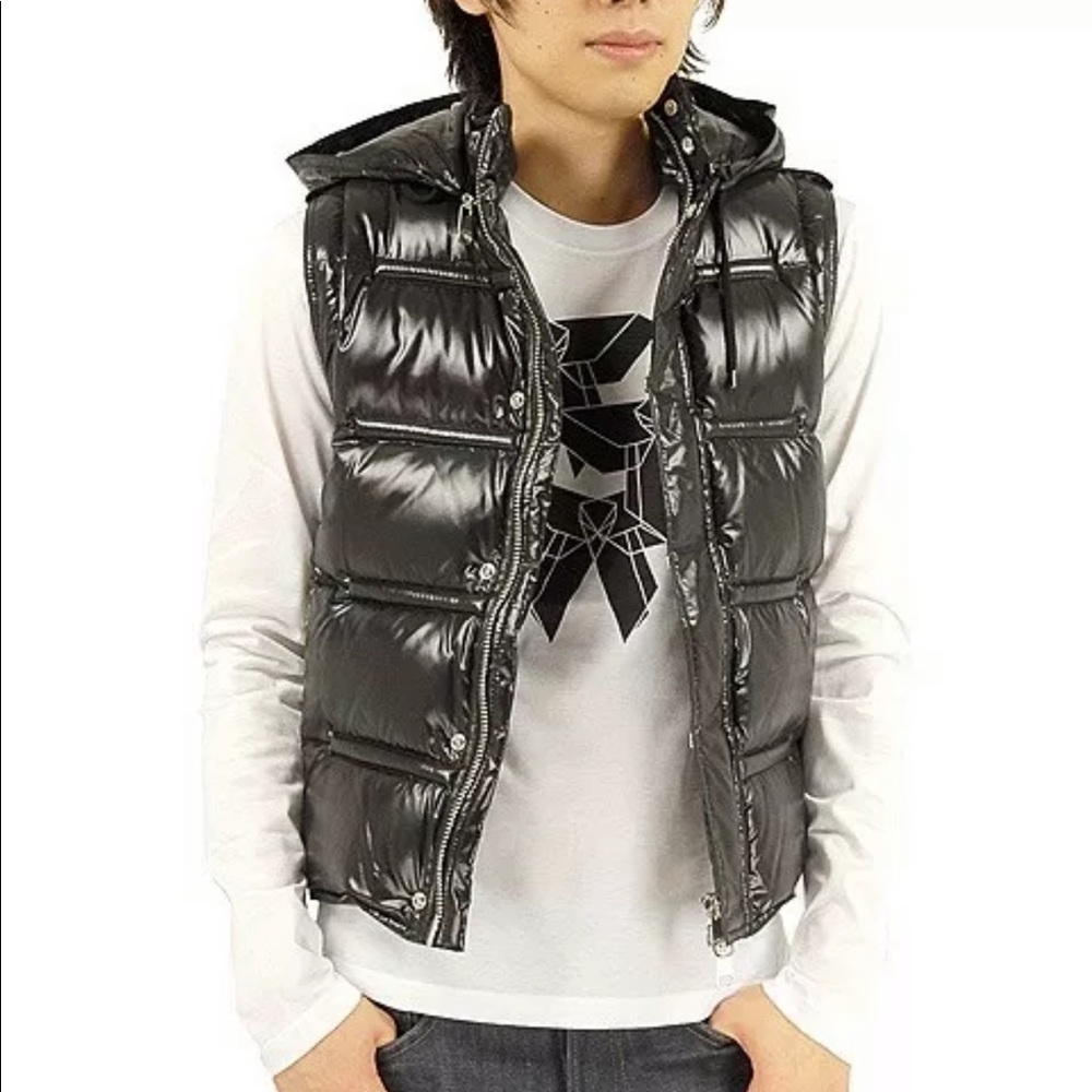Men’s Dior Black Hooded Puffer Jacket/Vest - Picture 5 of 7